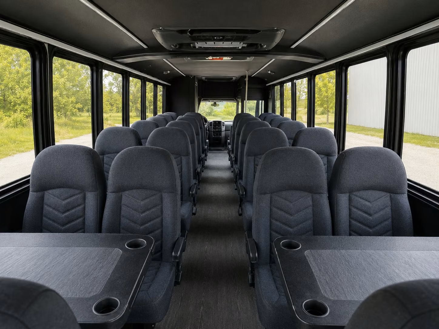 18 passenger minibus inside