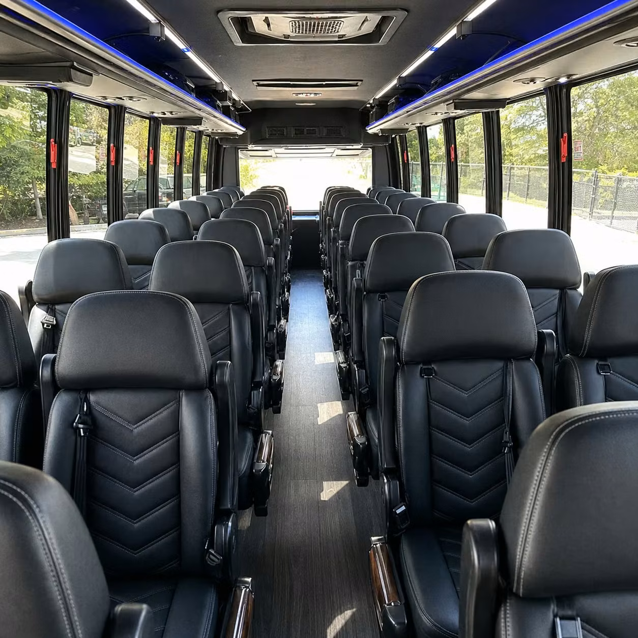 25 passenger minibus inside