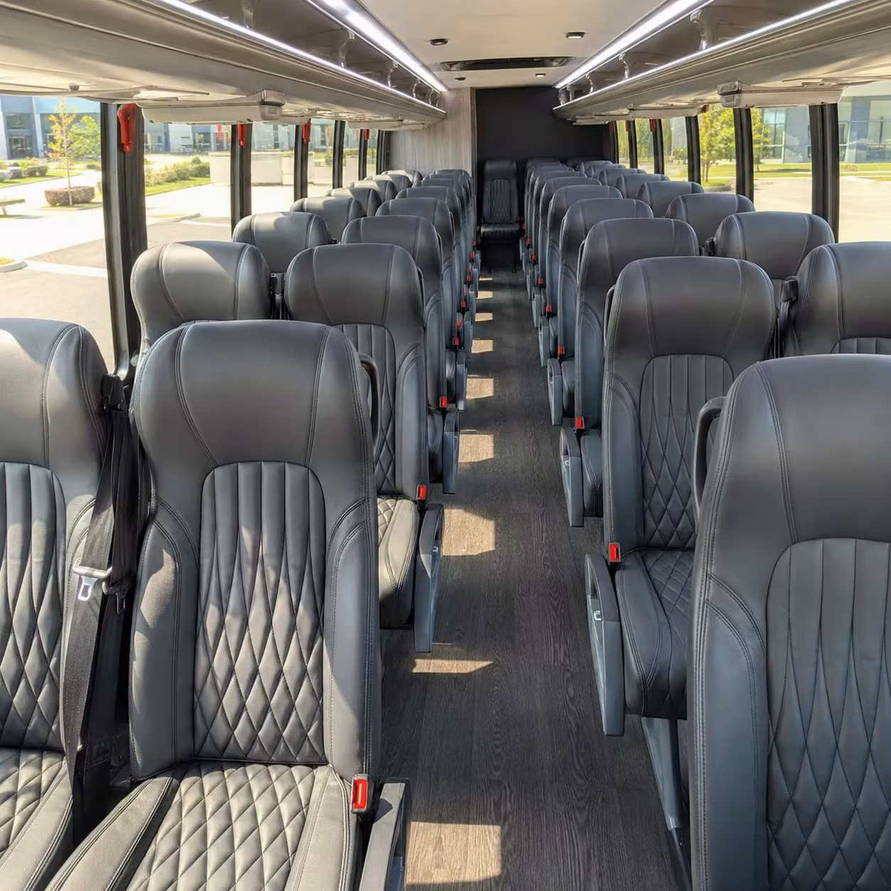 25 passenger minibus interior