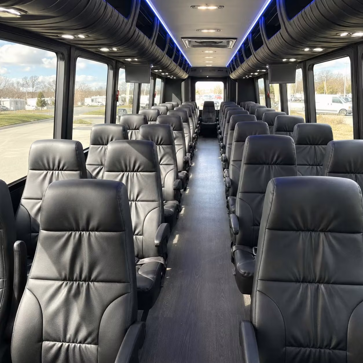 30 passenger minibus interior