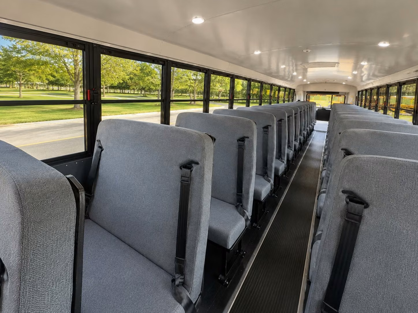 school bus interior