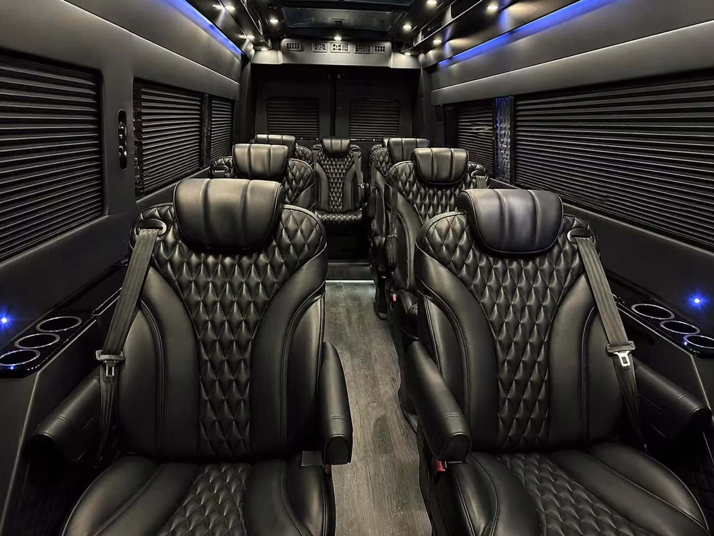 sprinter van with driver inside